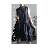 2wayで着られるイレギュラーヘムワンピース レディース 膝下 | Sawa a la mode | 詳細画像5
