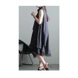 2wayで着られるイレギュラーヘムワンピース レディース 膝下 | Sawa a la mode | 詳細画像7