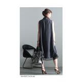 2wayで着られるイレギュラーヘムワンピース レディース 膝下 | Sawa a la mode | 詳細画像8