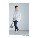ふんわり袖レースの胸元タックコットンブラウス レディース ファッション | Sawa a la mode | 詳細画像20 