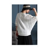 日本製透かし編みドルマンニット レディース サマーセーター | Sawa a la mode | 詳細画像15