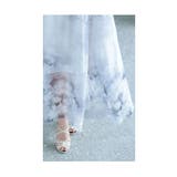 水彩で描かれたモノトーンの花柄シフォンスカート レディース ファッション | Sawa a la mode | 詳細画像20 