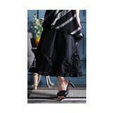 大切な日の特別な黒裾レースフレアスカート スカート フレアスカート | Sawa a la mode | 詳細画像18 