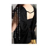 後ろ姿が垢抜けるバックリボンブラウス レディース ファッション | Sawa a la mode | 詳細画像6 