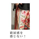 軽やかで華やかなスカーフ柄ワイドパンツ レディース ロング | Sawa a la mode | 詳細画像7