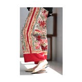 軽やかで華やかなスカーフ柄ワイドパンツ レディース ロング | Sawa a la mode | 詳細画像19