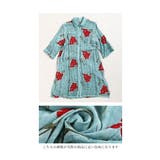 浮き上がる立体の花刺繍コットンシャツチュニック レディース ファッション | Sawa a la mode | 詳細画像5 