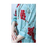 浮き上がる立体の花刺繍コットンシャツチュニック レディース ファッション | Sawa a la mode | 詳細画像13 