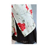 浮き上がる立体の花刺繍コットンシャツチュニック レディース ファッション | Sawa a la mode | 詳細画像23 