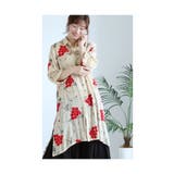 浮き上がる立体の花刺繍コットンシャツチュニック レディース ファッション | Sawa a la mode | 詳細画像24 