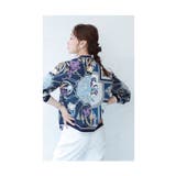 大人を彩るスカーフ模様の滑らかな上品カーディガン レディース ファッション | Sawa a la mode | 詳細画像10 