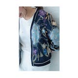 大人を彩るスカーフ模様の滑らかな上品カーディガン レディース ファッション | Sawa a la mode | 詳細画像20 