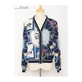 大人を彩るスカーフ模様の滑らかな上品カーディガン レディース ファッション | Sawa a la mode | 詳細画像24 