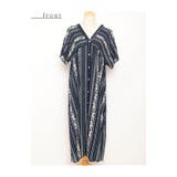 涼しげに流れる花模様のコットンロングワンピース レディース ファッション | Sawa a la mode | 詳細画像23