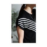 一枚で決まるフレンチ袖サマーニットトップス トップス サマーニット | Sawa a la mode | 詳細画像6