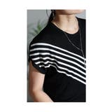 一枚で決まるフレンチ袖サマーニットトップス トップス サマーニット | Sawa a la mode | 詳細画像9