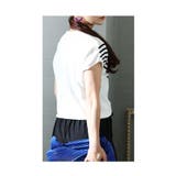 一枚で決まるフレンチ袖サマーニットトップス トップス サマーニット | Sawa a la mode | 詳細画像15