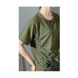 「スポーティー」な魅力ポケット付き半袖Tシャツ レディース ファッション | Sawa a la mode | 詳細画像9