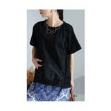 「スポーティー」な魅力ポケット付き半袖Tシャツ レディース ファッション | Sawa a la mode | 詳細画像14
