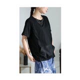 「スポーティー」な魅力ポケット付き半袖Tシャツ レディース ファッション | Sawa a la mode | 詳細画像19