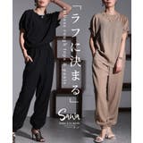 ラフに決まる楊柳セットアップ レディース トップス | Sawa a la mode | 詳細画像1