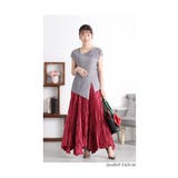 艶めくパールの花コサージュ付きアシンメトリープリーツトップス レディース | Sawa a la mode | 詳細画像22