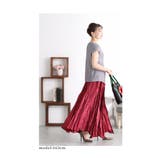 艶めくパールの花コサージュ付きアシンメトリープリーツトップス レディース | Sawa a la mode | 詳細画像27
