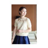 透き通るデコルテシアーな刺繍レースニットトップス レディース ファッション | Sawa a la mode | 詳細画像10 