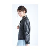 上品に羽織れるラムレザーライダースジャケット レディース ファッション | Sawa a la mode | 詳細画像30