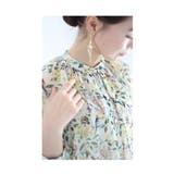 小鳥が集う艶やかなお花畑のシアーシャツブラウス レディース ファッション | Sawa a la mode | 詳細画像11