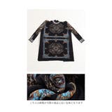 艶やかなスカーフ模様のアコーディオンプリーツチュニック レディース ファッション | Sawa a la mode | 詳細画像5 