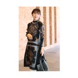 艶やかなスカーフ模様のアコーディオンプリーツチュニック レディース ファッション | Sawa a la mode | 詳細画像9 