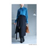 シルエットで魅せるベルト付きアシンメトリースカート レディース ファッション | Sawa a la mode | 詳細画像5 