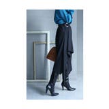 シルエットで魅せるベルト付きアシンメトリースカート レディース ファッション | Sawa a la mode | 詳細画像18 