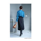 シルエットで魅せるベルト付きアシンメトリースカート レディース ファッション | Sawa a la mode | 詳細画像19 