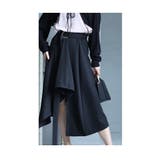 シルエットで魅せるベルト付きアシンメトリースカート レディース ファッション | Sawa a la mode | 詳細画像20 