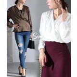 女度上がるカシュクールブラウス レディース トップス | Sawa a la mode | 詳細画像1 