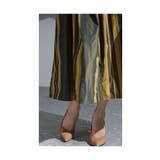 ランダムストライプのタフタスカート レディース ロング | Sawa a la mode | 詳細画像16