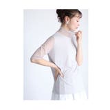 首元 二の腕を包んで隠す大人の新定番カットソー レディース | Sawa a la mode | 詳細画像5