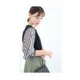 お洒落に映えるストライプのふんわり袖ブラウス レディース ファッション | Sawa a la mode | 詳細画像20