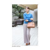 美しく透ける袖レースの綺麗めニットトップス レディース ファッション | Sawa a la mode | 詳細画像13