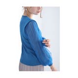 美しく透ける袖レースの綺麗めニットトップス レディース ファッション | Sawa a la mode | 詳細画像18