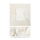 美しく透ける袖レースの綺麗めニットトップス レディース ファッション | Sawa a la mode | 詳細画像19