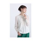 気品溢れる刺繍が目を惹くシフォンシャツブラウス レディース ファッション | Sawa a la mode | 詳細画像5 
