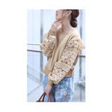 連なる花レース袖の大人スウェットトップス レディース ファッション | Sawa a la mode | 詳細画像5