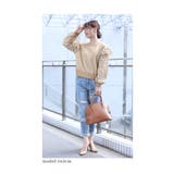 連なる花レース袖の大人スウェットトップス レディース ファッション | Sawa a la mode | 詳細画像6