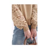 連なる花レース袖の大人スウェットトップス レディース ファッション | Sawa a la mode | 詳細画像8
