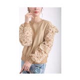 連なる花レース袖の大人スウェットトップス レディース ファッション | Sawa a la mode | 詳細画像10