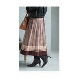 クラシカルな千鳥格子柄ニットプリーツスカート レディース ファッション | Sawa a la mode | 詳細画像17