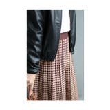 クラシカルな千鳥格子柄ニットプリーツスカート レディース ファッション | Sawa a la mode | 詳細画像18